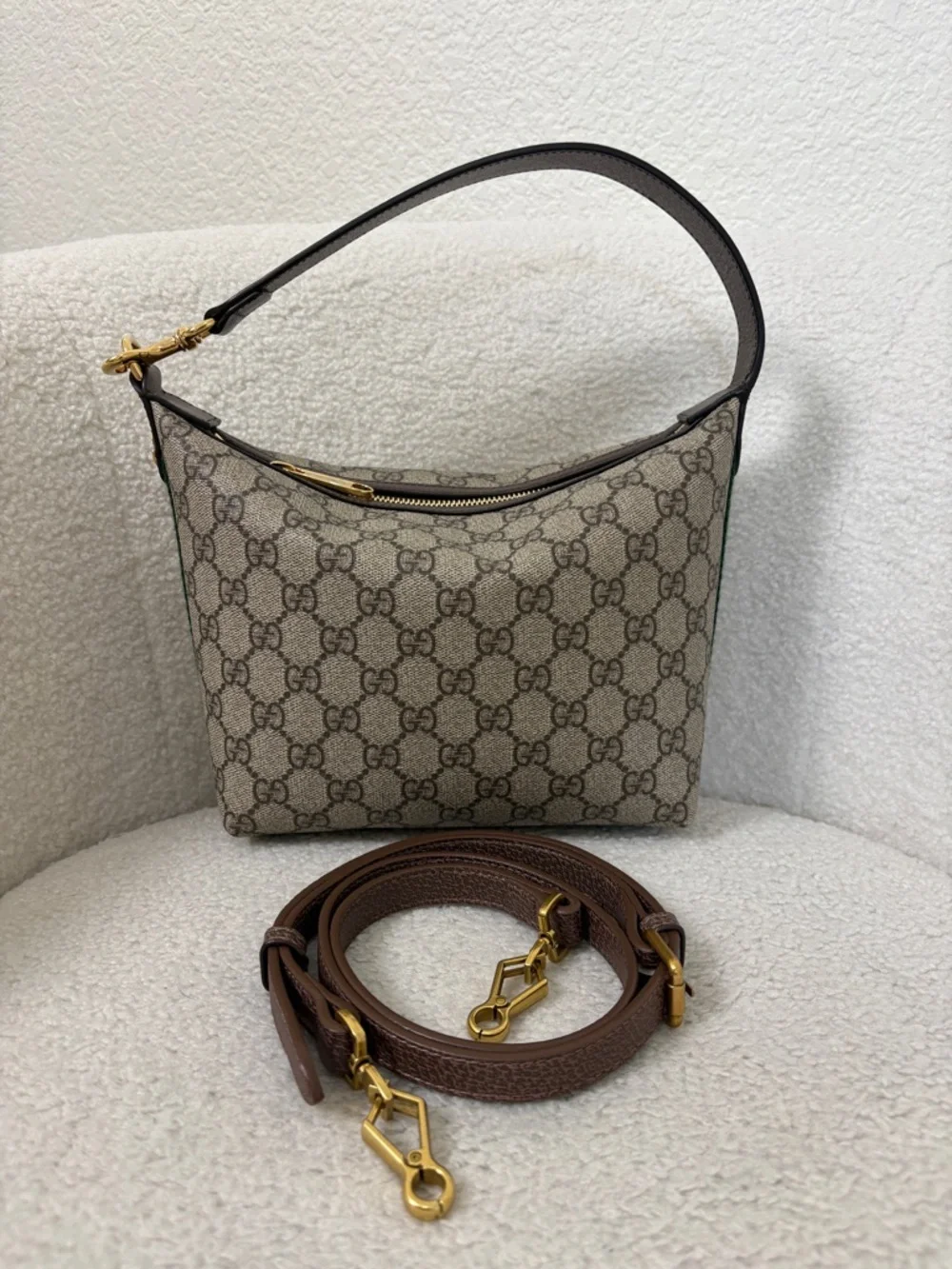Sale ends 5/2 Gucci Ophidia GG Super Mini canvas shoulder bag
